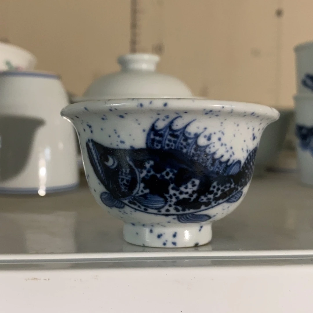 今***夜景德镇手工手绘茶器30