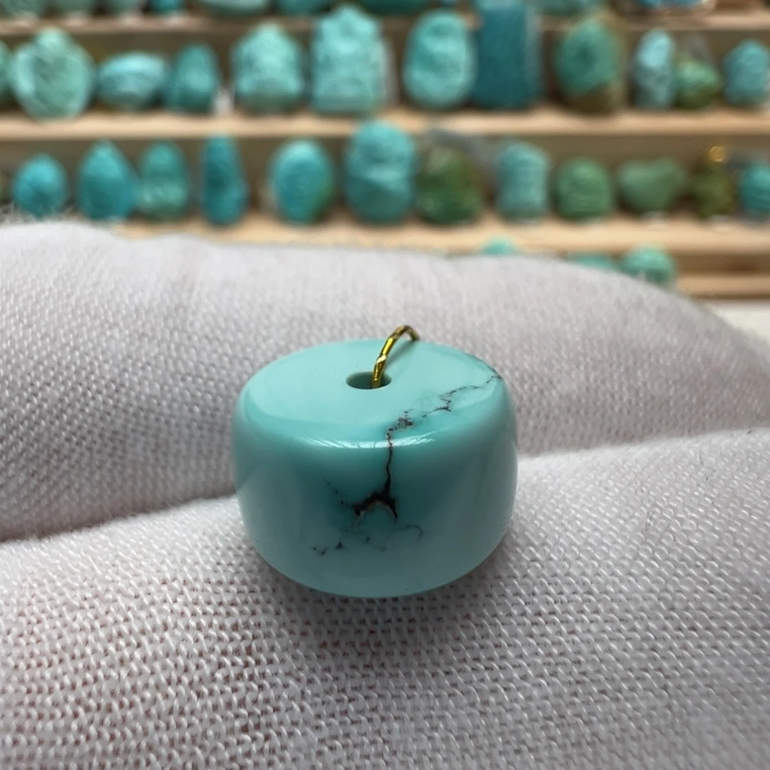 绿松石未镶嵌配饰12.3*7.1