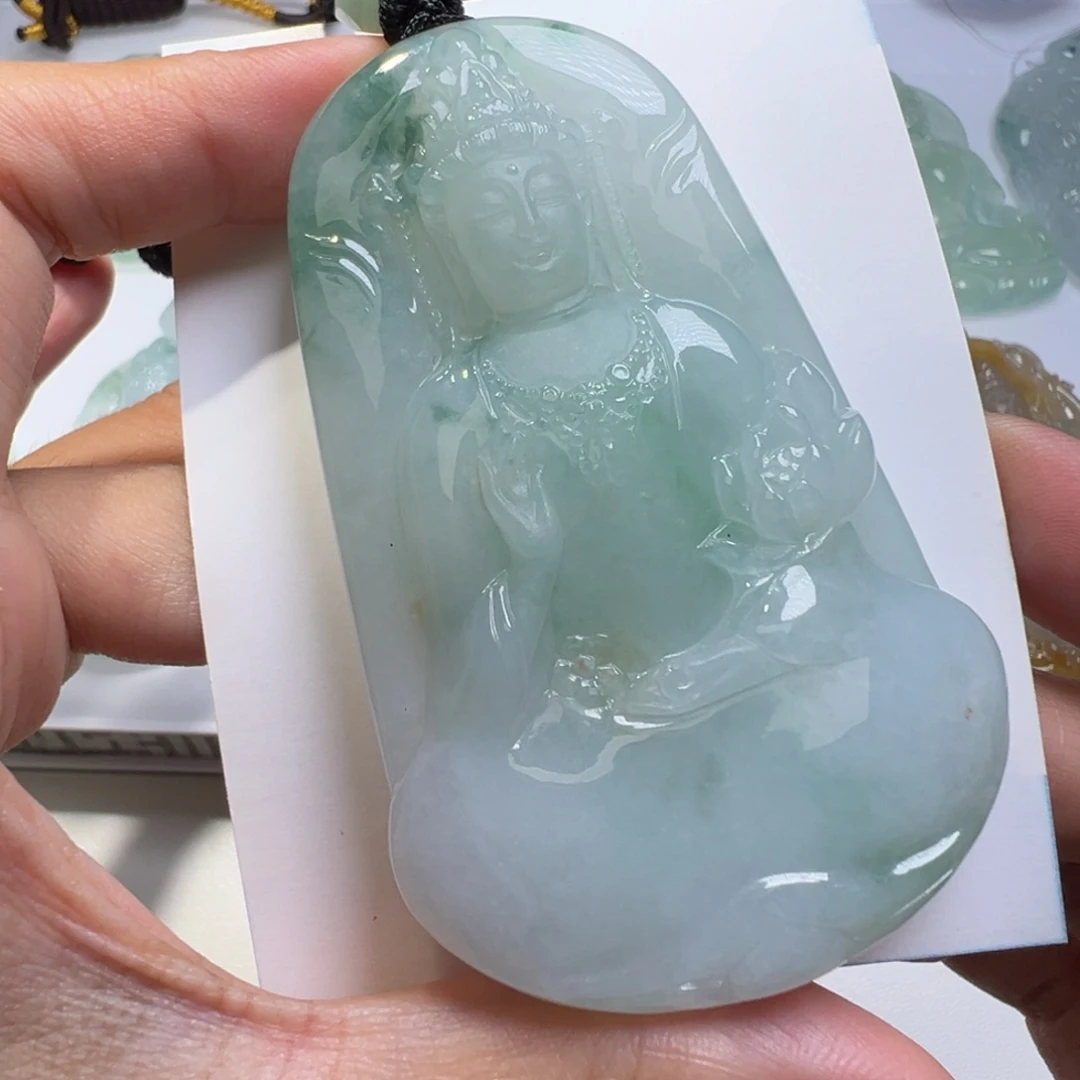 翡翠未镶嵌颈饰缅甸翡翠