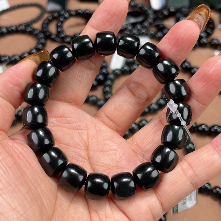 和田玉未镶嵌手链12