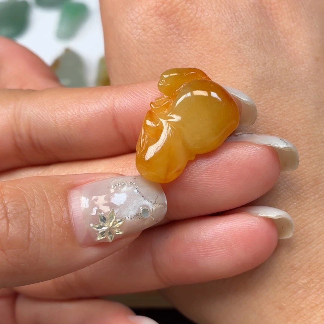 定制翡翠未镶嵌花仙子