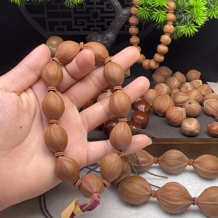 手串/手链橄榄核1.6*2.2三花原皮铁核
