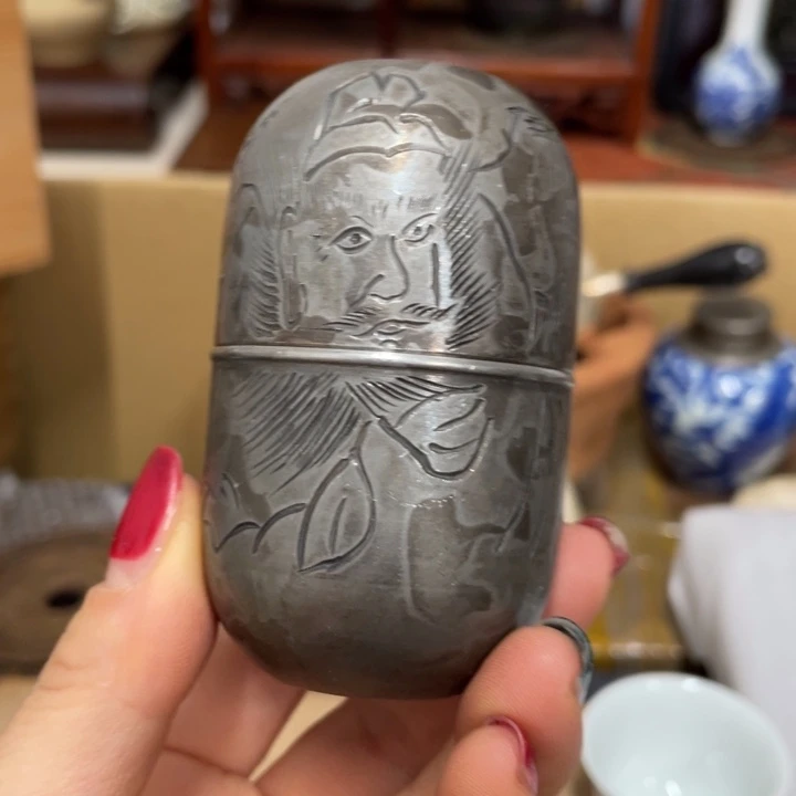 锡中古工艺品摆件