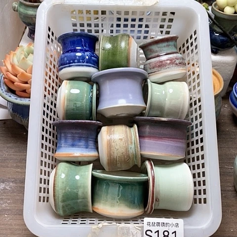 紫砂花盆181微瑕品口径3到4左右