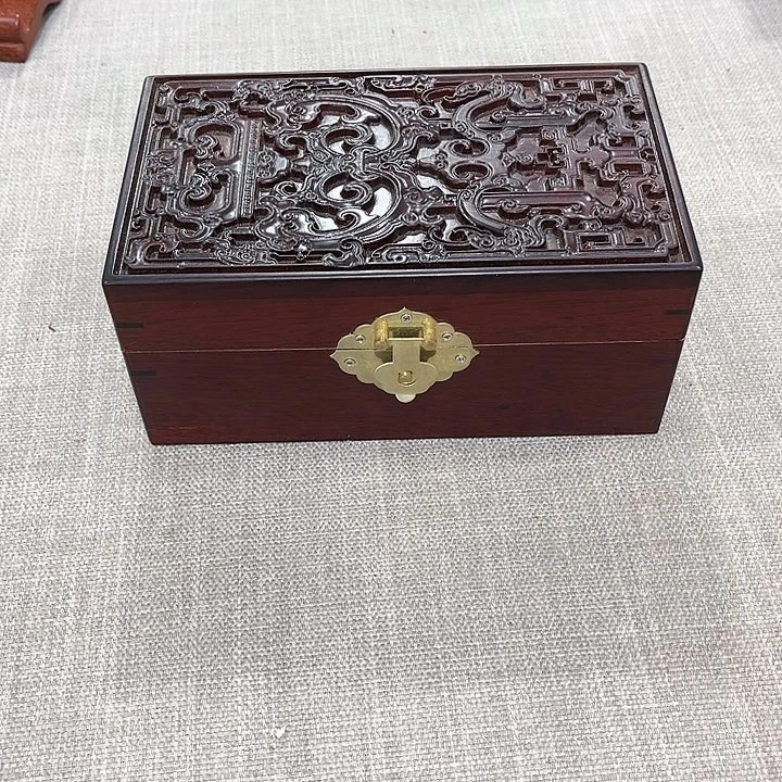 琉璃手工艺品红木工艺品雕刻工艺微暇