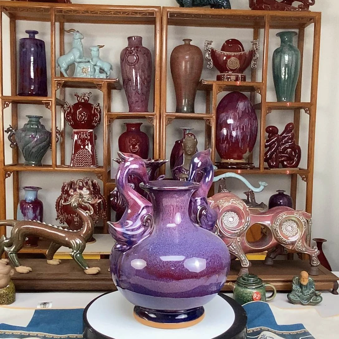 摆件五大名窑钧瓷028