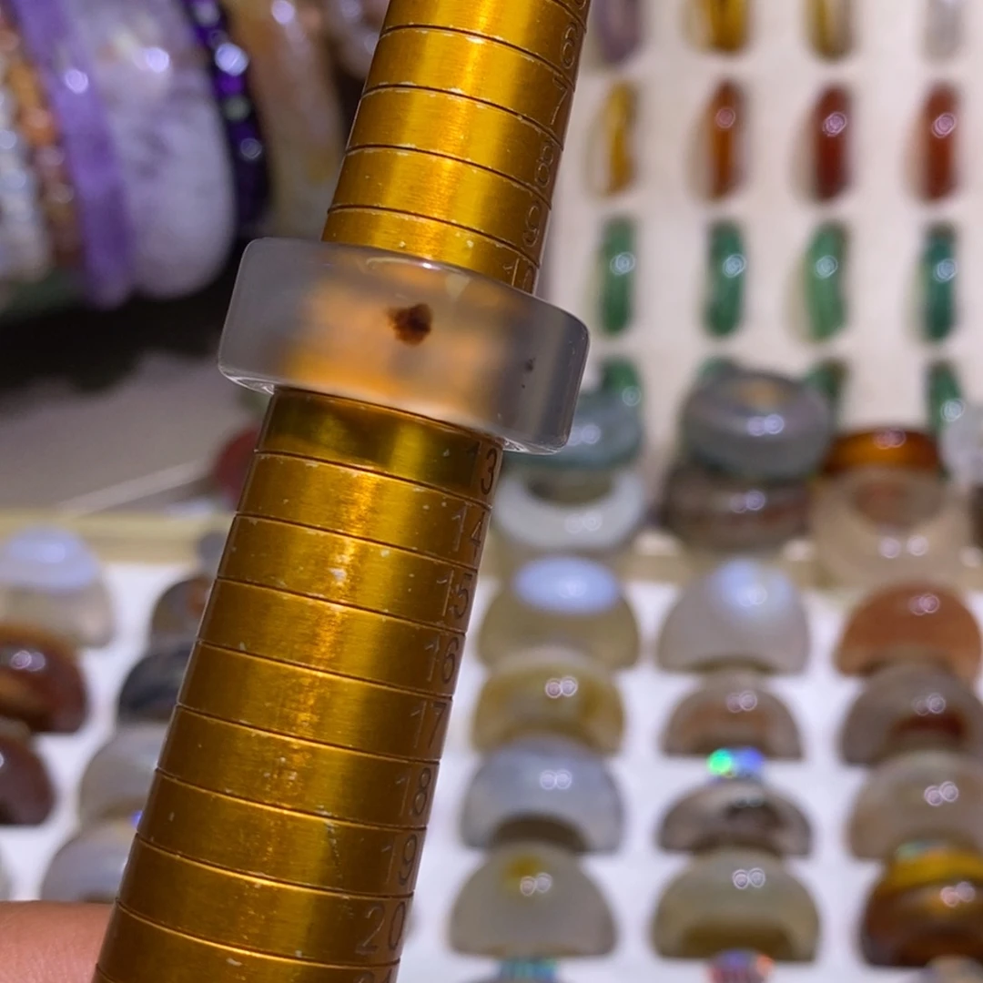 玛瑙/玉髓未镶嵌戒指