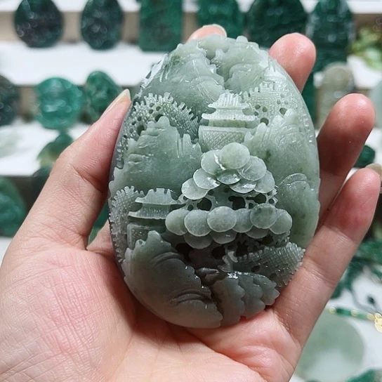 未镶嵌独山玉吊坠