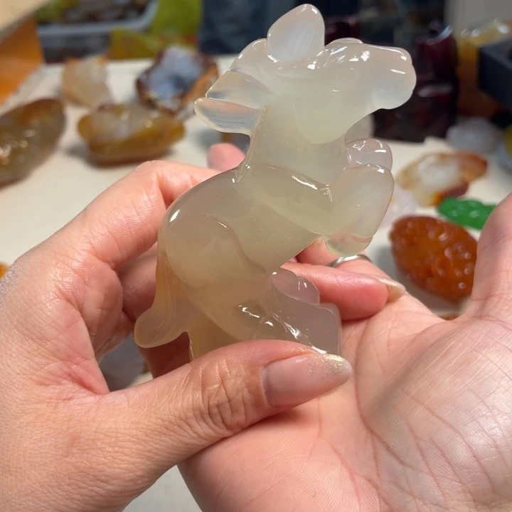玛瑙/玉髓未镶嵌吊坠(不含链)