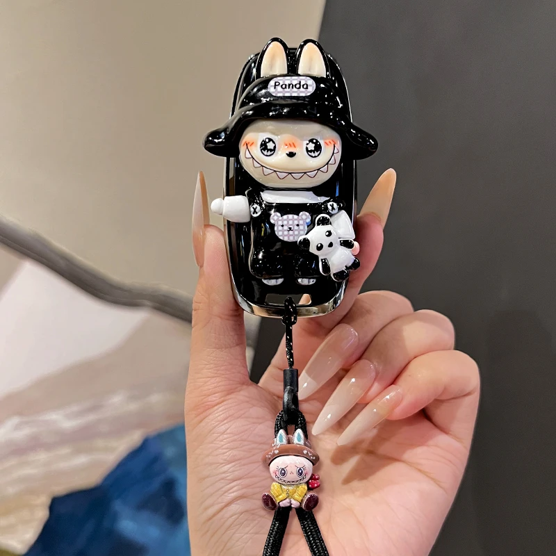 适用于奥迪A6L钥匙套25款A3L女士Q4etron高级a7l扣Q7 A7 A8 Q8 Q6