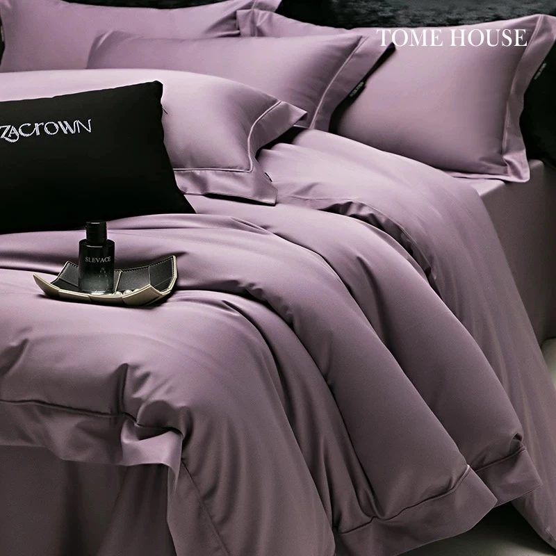 精品埋绳款A类长绒棉轻奢简约款高支高密全棉埋绳高档纯棉床上