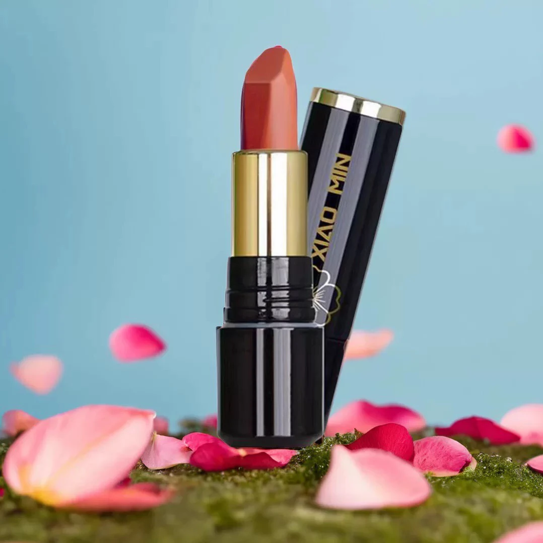 小敏鲜花唇膏口红无妆感魅惑女不沾杯型防水持久不掉色不发干