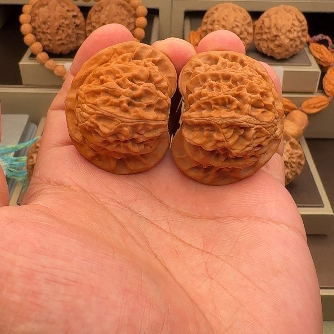 吊坠文玩核桃宫灯44全品白茬头货