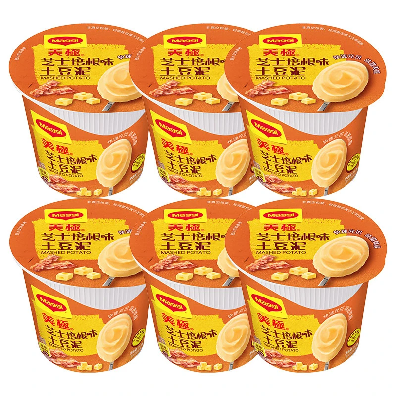 Maggi美极 芝士培根土豆泥35g/杯开水冲泡方便速食零食休闲办公室