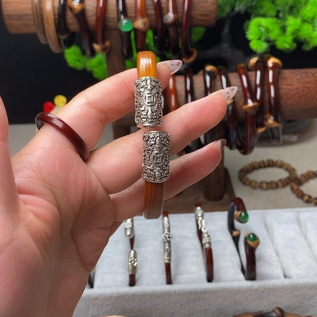 ~***づ木质非金属金刚藤手镯