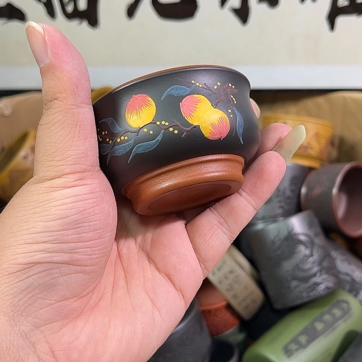 茶杯紫砂全手工紫砂主人杯