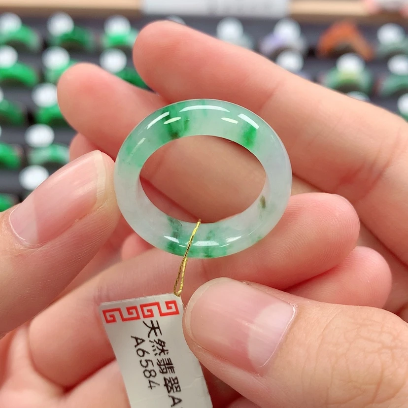 【闪购商品】未镶嵌戒指翡翠17/18号