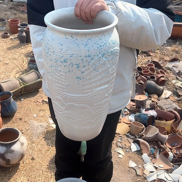 紫砂花盆高度42口20