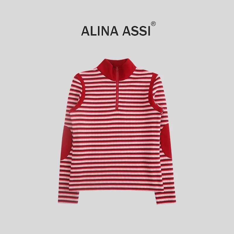 【七七】2025秋季新款T恤百搭休闲长袖上衣N0292