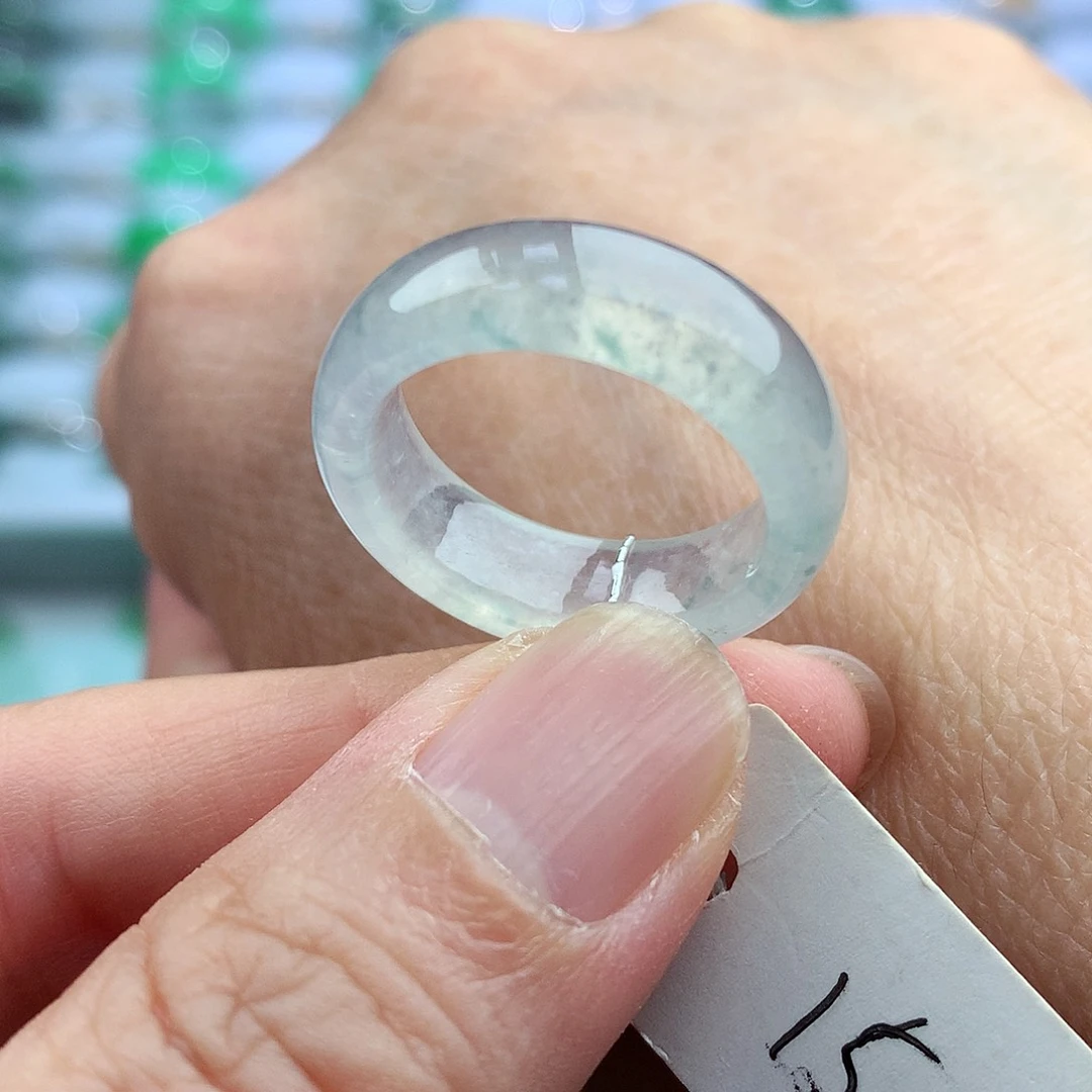 未镶嵌戒指翡翠15号