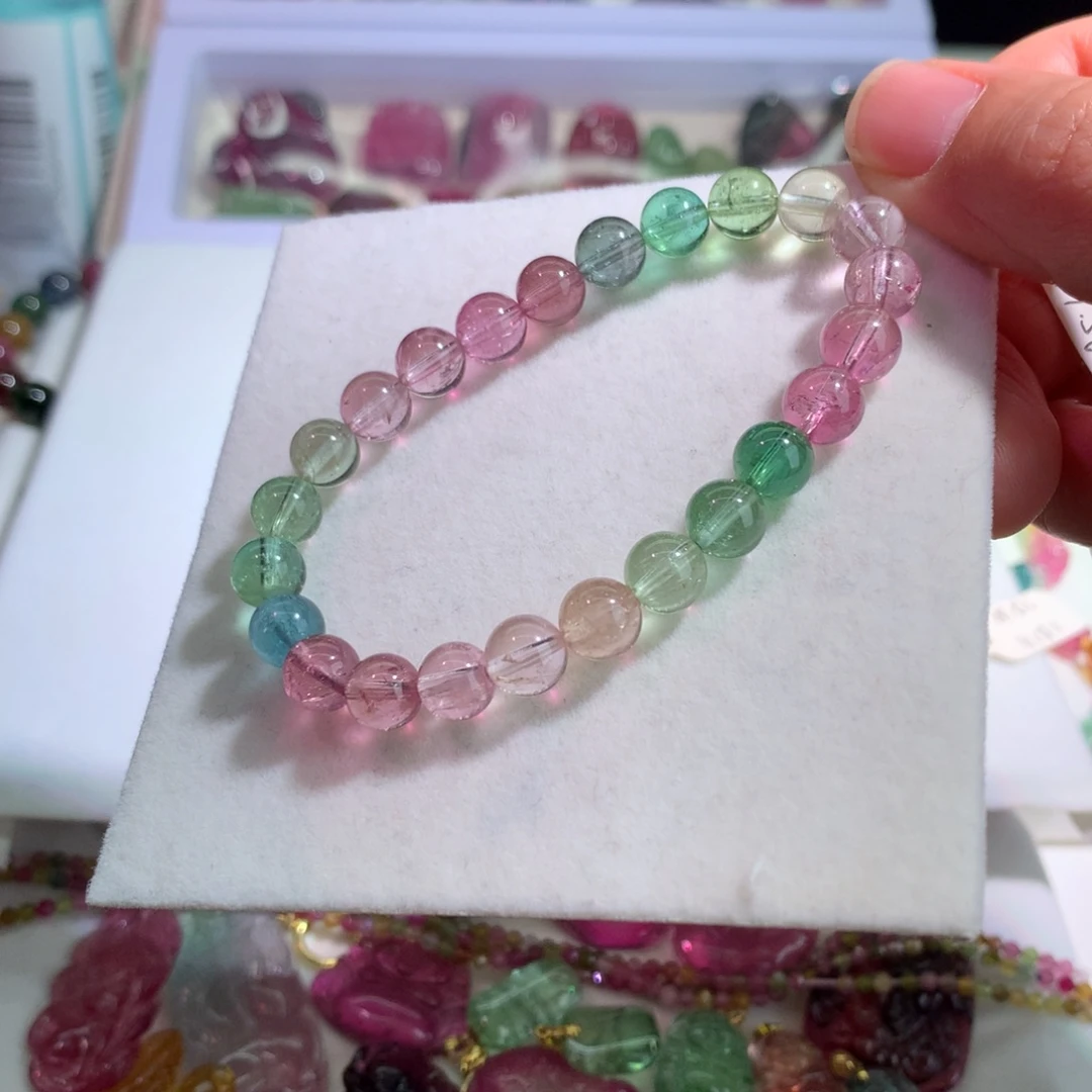 碧玺手链未镶嵌?****?碧玺