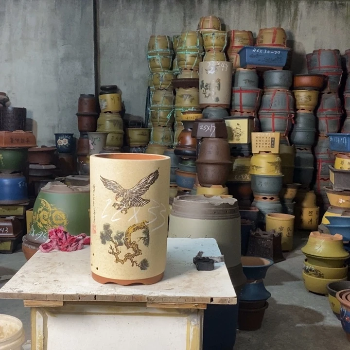 紫砂花盆紫砂茶具