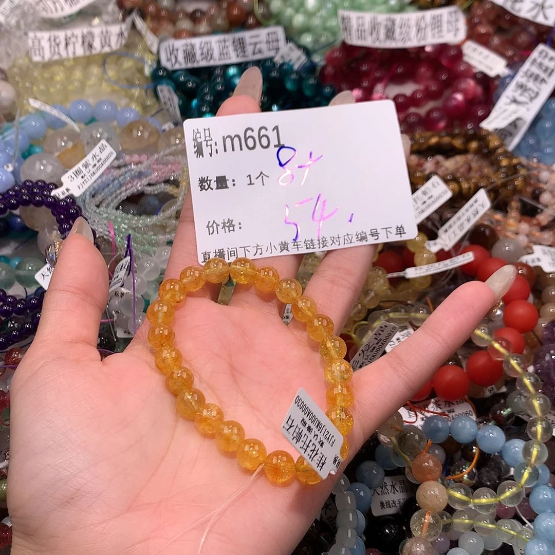 水晶手串未镶嵌丸**啦661@……