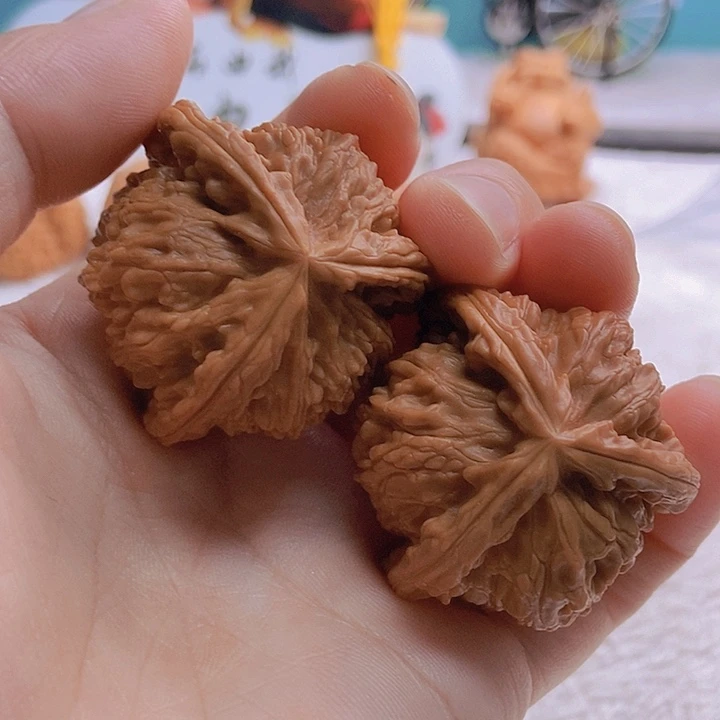 把件文玩核桃大****计三棱