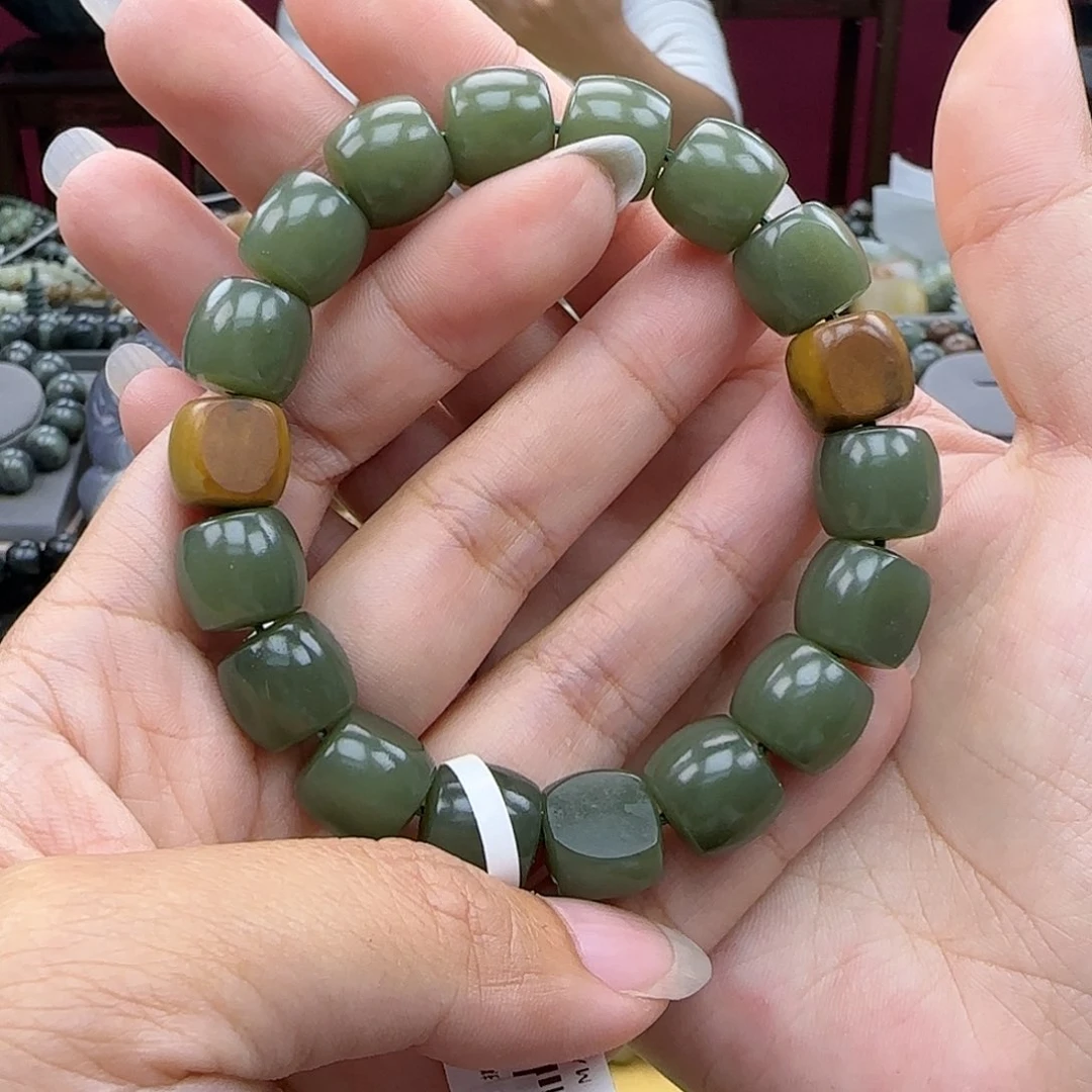 和田玉手链未镶嵌诸**遂