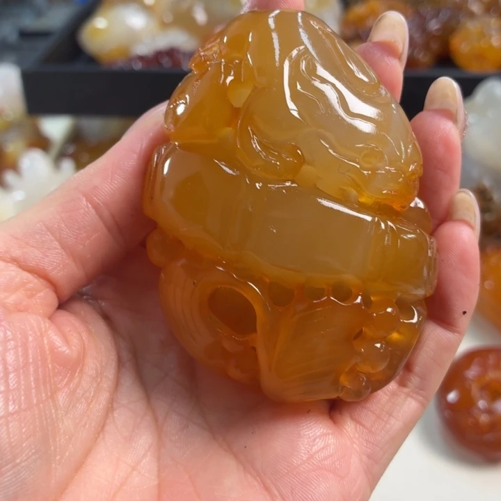 玛瑙/玉髓吊坠(不含链)未镶嵌