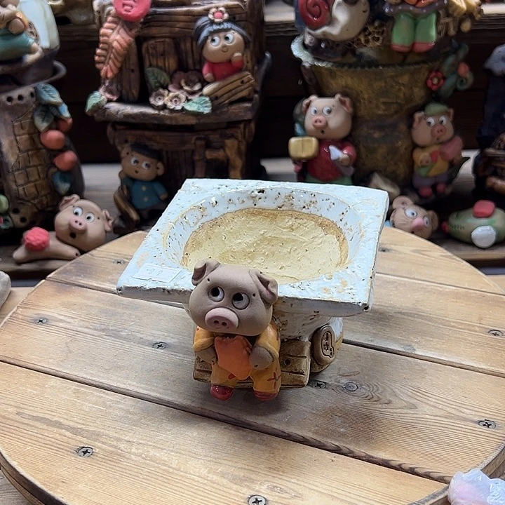 嘻哈多肉花盆百搭