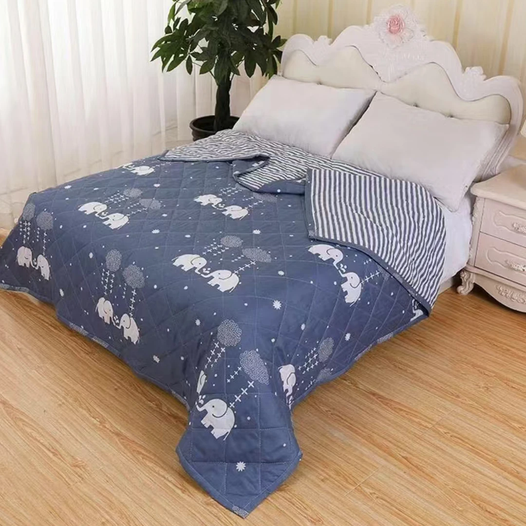 180*200cm时尚保暖舒适休闲家居双人家居床品被子被芯6D909