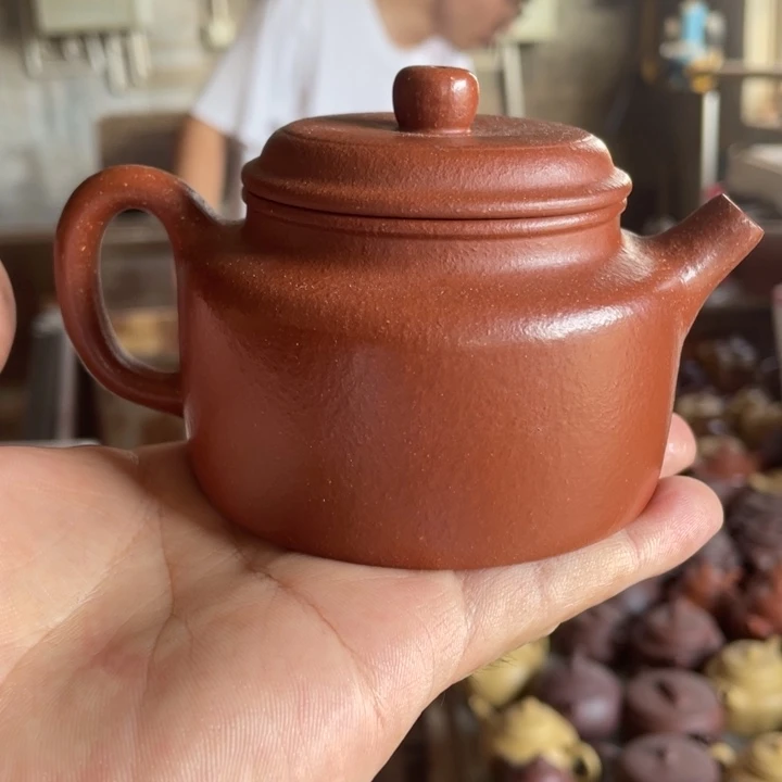 紫砂紫砂德钟。红将坡(微暇