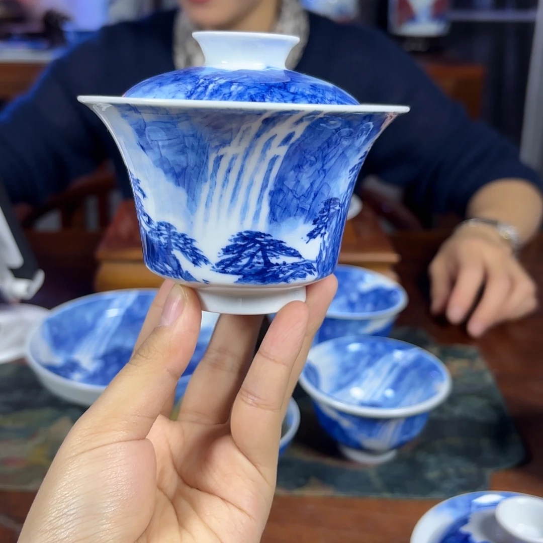 国一王老师手绘山水