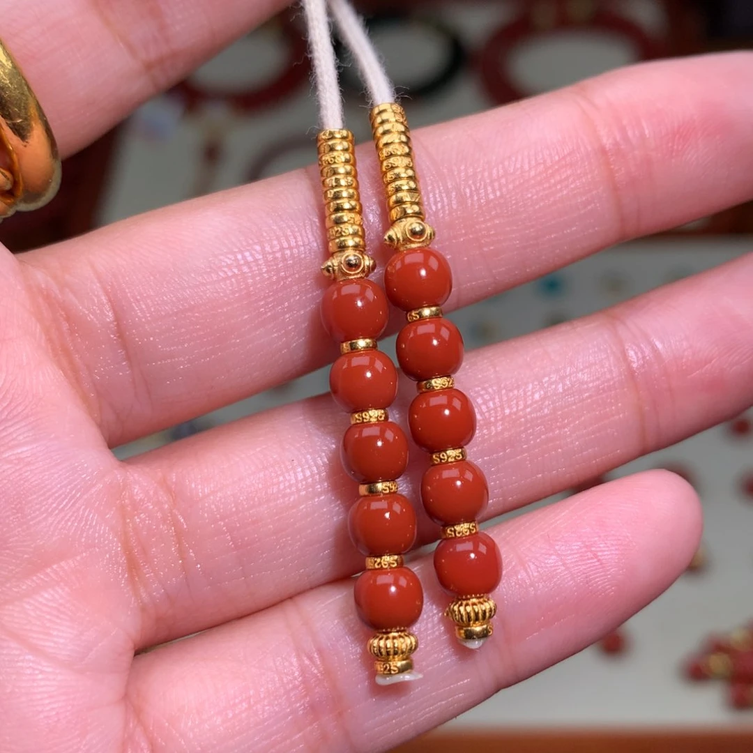 南红玛瑙未镶嵌颈饰