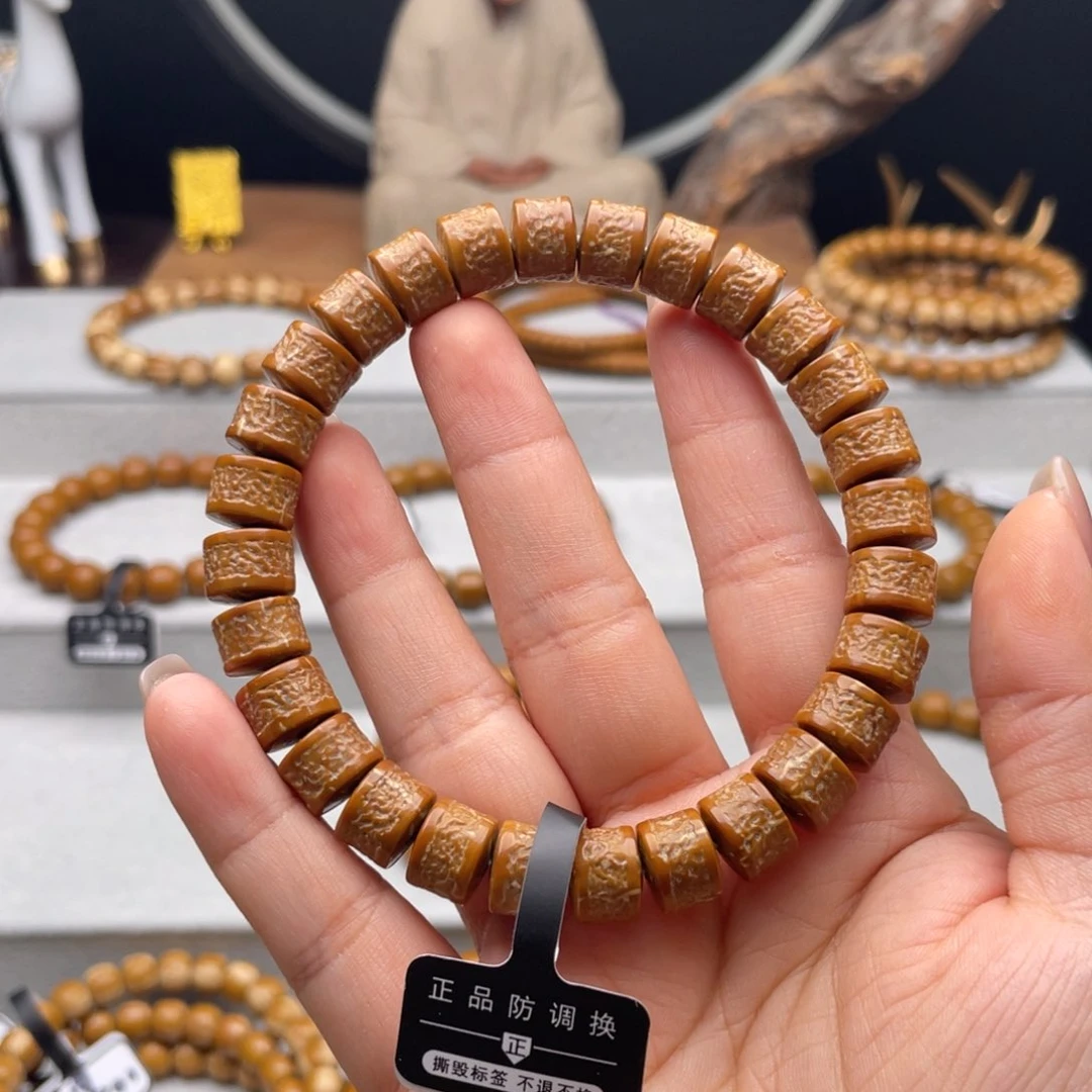 紫金鼠手串馍*茶紫金鼠实心短轴薯片鼠嘎9.9