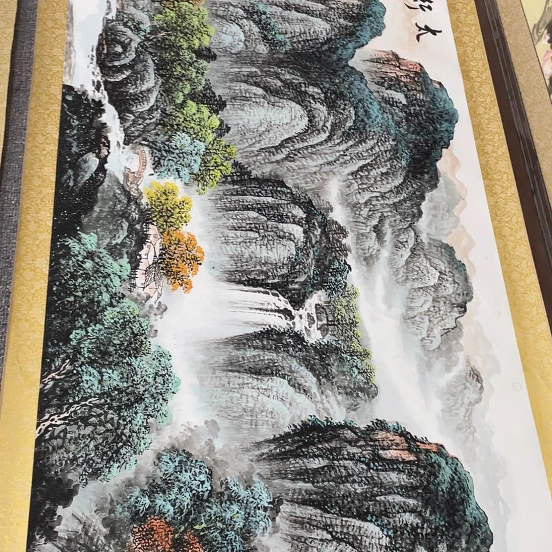 国画老师手笔手绘作品n