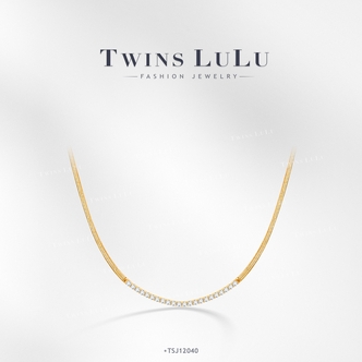 TWINS LULU 镀K金【星弧】秋上新高级感百搭时尚蛇骨