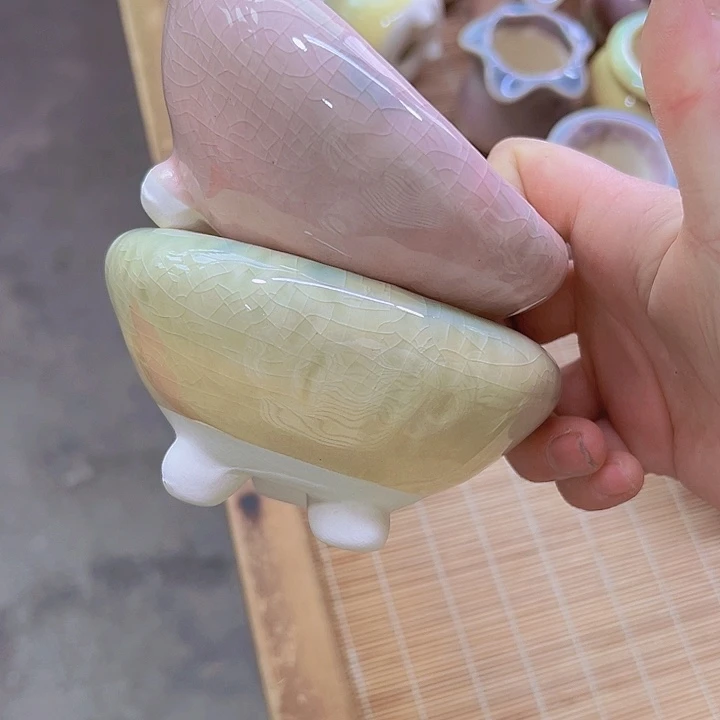 红陶陶瓷花盆当场满12包邮