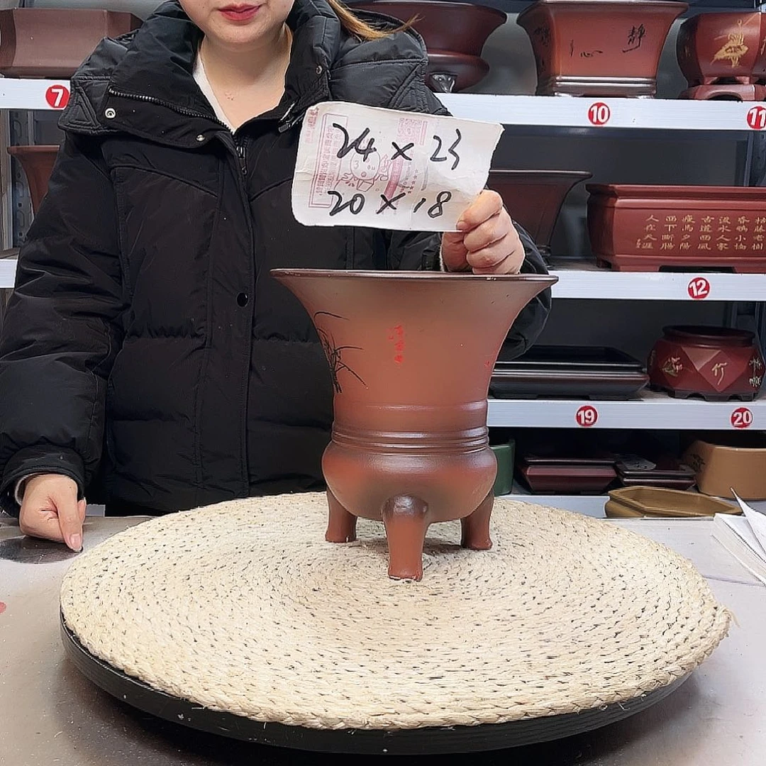 紫砂花盆紫砂花盆