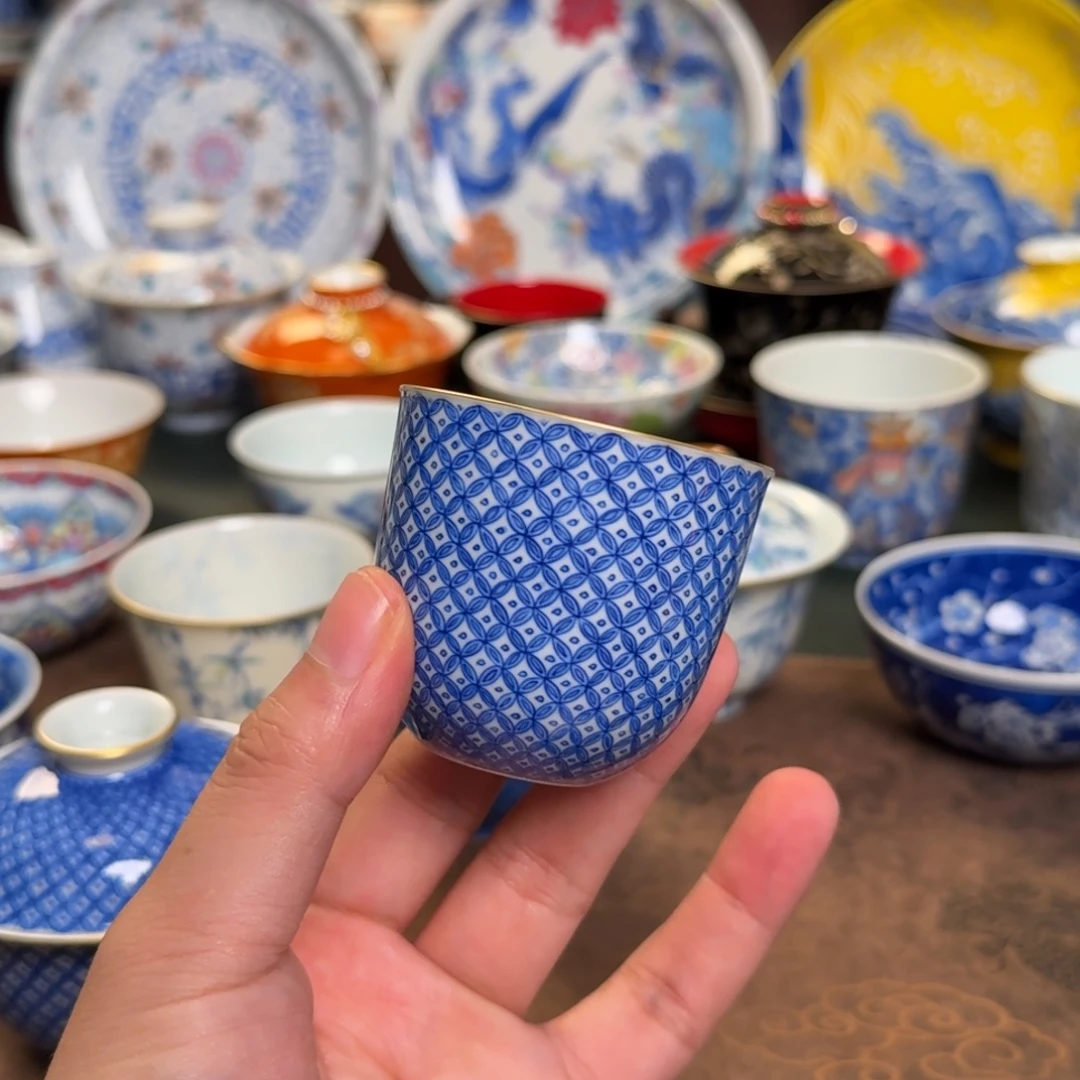 纯手工手绘陶瓷茶具