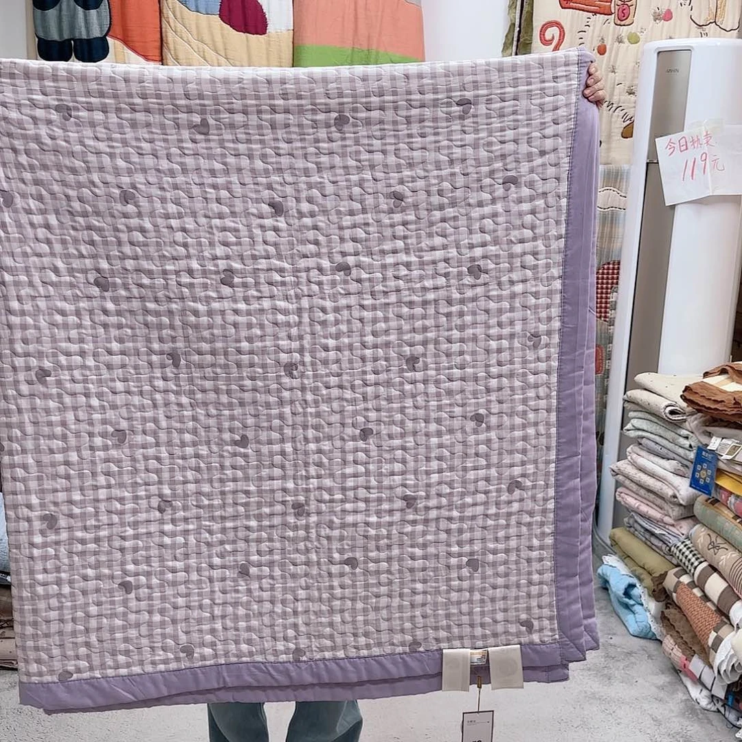 棉花1.5/2绗缝床盖