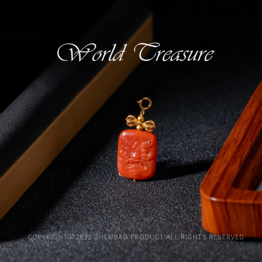 南红玛瑙大黑天吊坠/多样性发/P12317/12