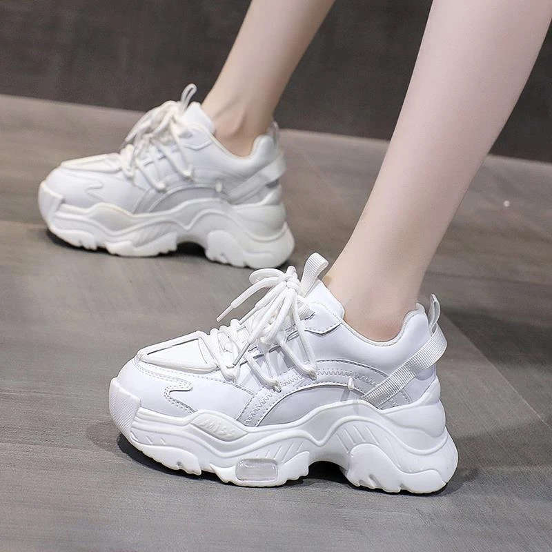 【FBZN官方正品】大码女鞋41一43加宽脚胖肥老爹鞋女冬季加绒超火