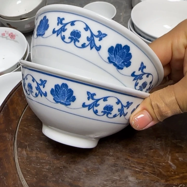 醴陵高温瓷12.3厘米2个