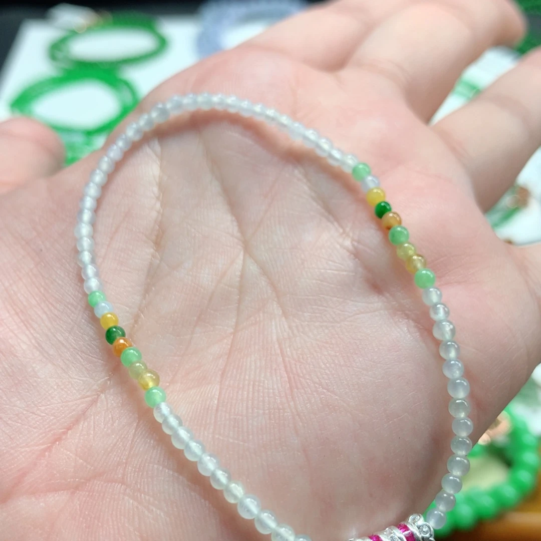 翡翠未镶嵌手链翡翠