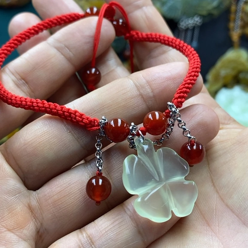【闪购商品】蛇纹石玉未镶嵌脚链