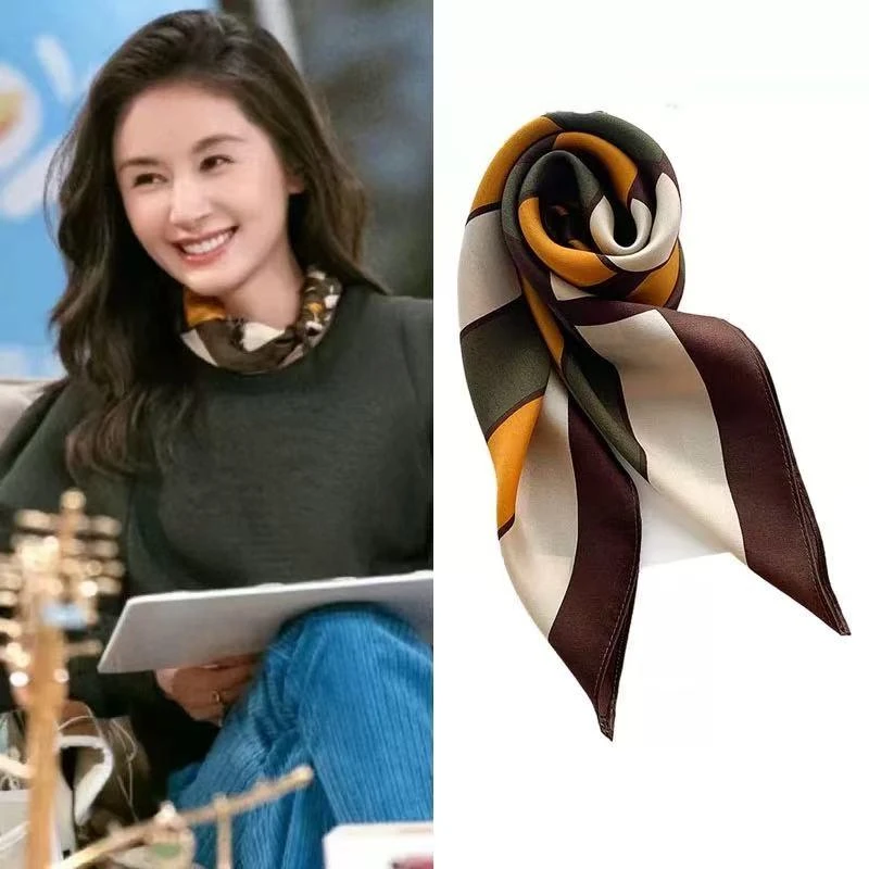 新品 2025 春夏时尚丝巾，围巾