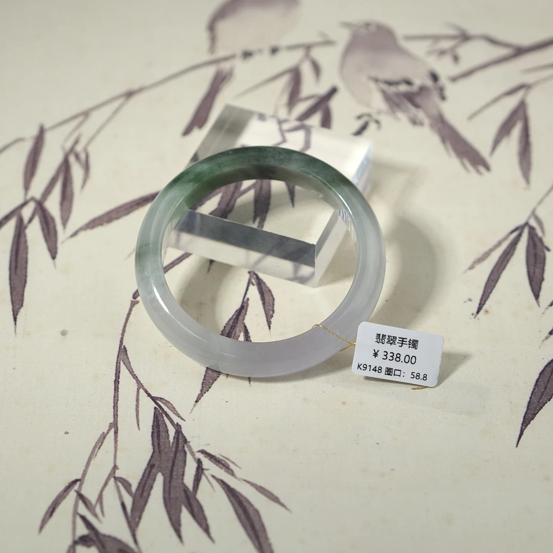 K9148-美人镯缅甸翡翠手镯