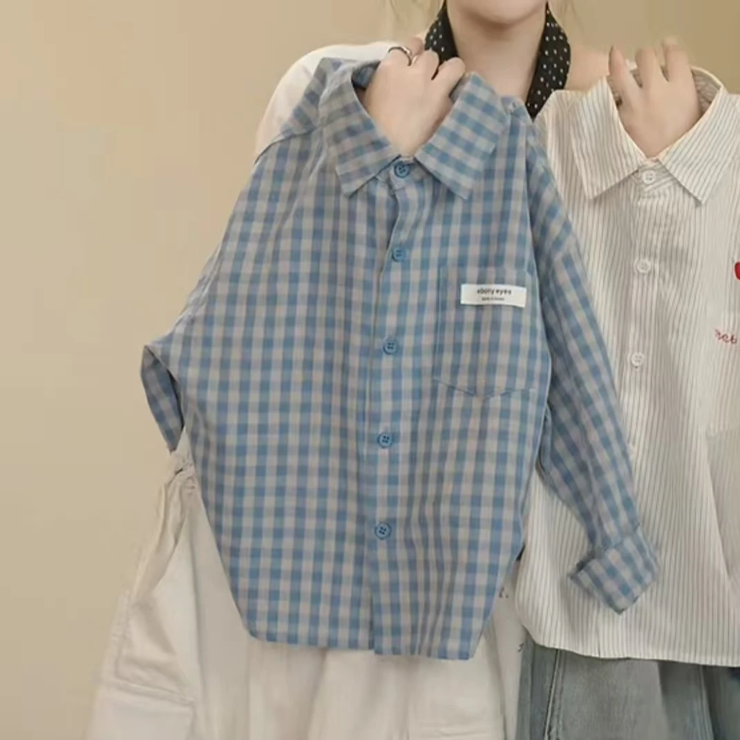 儿童秋季衬衫男童格子长袖衬衣春秋款2025新款网红中小童帅气上衣